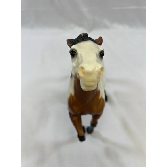 Vintage 1990-91 Breyer #828 Overo Paint American Mustang Semi-Rearing Stallion - Picture 3 of 10